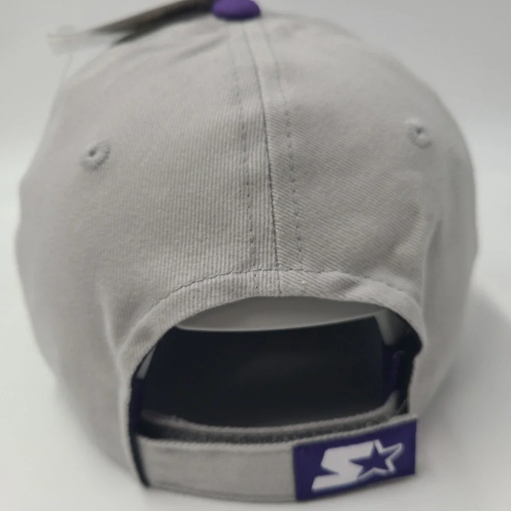 Vintage Youth Kansas State‎ Wildcats Hat Adjustable Starter Purple Gray NCAA KSU